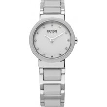 Bering Time 10725-754 Ladies Ceramic Links Watch Rrp Â£189