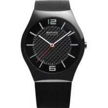 Bering Time 32039-449 Mens Ceramic Mesh Band Watch Rrp Â£229