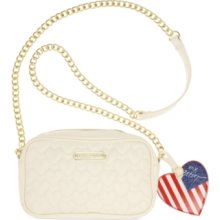 Betsey Johnson Handbag, Quilted Hearts Crossbody