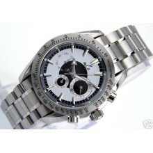 Big 41mm Automatic Ss Multifunction Watch Msrp $400