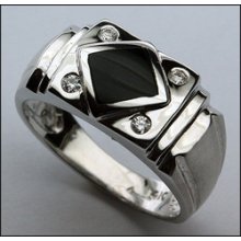Black Onyx Ring for Men