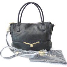 Botkier Valentina Satchel Black Handbag Purse Shoulder