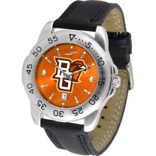 Bowling Green Falcons Sport Leather Band AnoChrome-Men's Watch