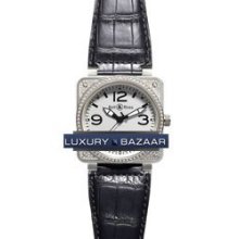 BR Instrument BR 01-92 (SS-Diamonds / White / Leather)