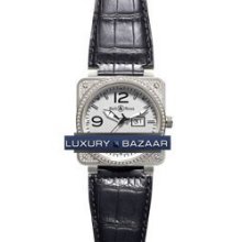BR Instrument BR 01-96 (SS-Diamonds / White / Leather)