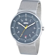 Braun Quartz 3 Hand Movement Men's Watch Bn0082gyslmhg