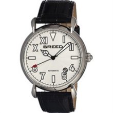 Breed - Fairbanks (Men's) - Black Croco Leather/White A108745