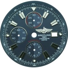 Breitling Original Super Avenger Blue Stick Dial Part Style