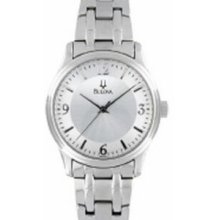 Bulova 96A000 Corporate Collection Mens' Watch W/Metal Band Promotional