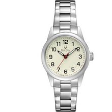 Bulova Corporate Collection Stainless Steel Case With Matching Bracelet