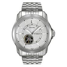 Bulova Men`s Stainless Steel Mechanical Watch
