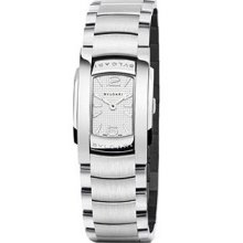 Bvlgari Bulgari Assioma Ladies Quartz 35mm Stainless Steel Aa35c6ss Ret: $5,300