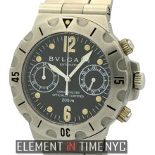 Bvlgari Diagono Professional Scuba Chronograph Stainless Steel