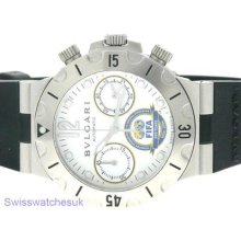 Bvlgari Diagono Scuba Sc38 Fifa Limited Edition Automatic Mens Chronograph Watch