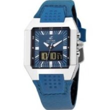 Calypso Men's K5335/1 Blue Strap Blue Dial Analog and Digital