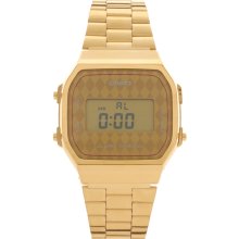 Casio A168WG-9BWEF Digital Quartz Gold Watch Exclusive to ASOS Gold