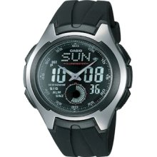 Casio Aq160w-1bv Watch Men's Full Analog/digital