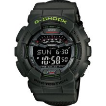 Casio G-shock Gls100-3 Lide Solid Green, Low Temperature And Water Resistant