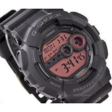 Casio G-shock, Stealth Army Military, Black, 7-year Battery, Gd100ms Gd-100ms-1