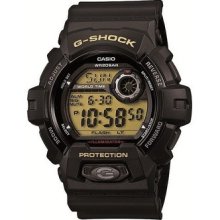 Casio G-shock World Time Black Dial Men's Watch G8900-1