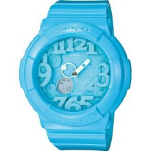 Casio Ladies's Blue Neon Illuminator Alarm BGA130-2B Watch