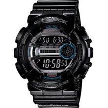 Casio Mens Lap Memory 60 G-Shock Black Resin Super GD110-1
