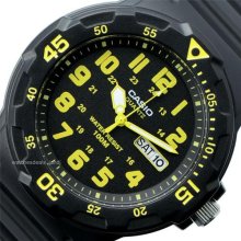 Casio, Men's Sporty Analog Watch, Black, Mrw200h Mrw-200h-9bv, 3-year Battery