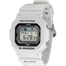 Casio Premier G-shock G-lite Digital White Resin Glx5600-7