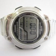 Casio W-213d 5 Alarm Chrono Gents Digital Watch - Used