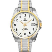 Certus Paris Men's Two-tone Stainless Steel Date
