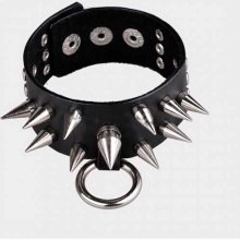 Cet Domain Sz211027 Punk Rock Gauntlet Bracelet Wrist Strap Leather