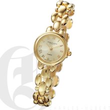 Charles Hubert Classic Ladies Champagne Dial All Weather Watch 6729