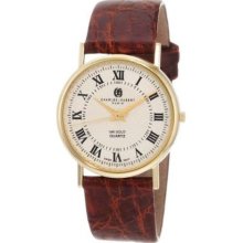 Charles-Hubert, Paris Mens 18KT Gold Quartz Watch #18309 ...