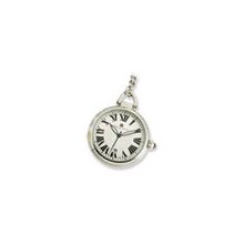 Charles Hubert Stainless Steel W/date Pocket Watch
