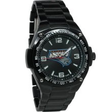 Charlotte Bobcats watches : Charlotte Bobcats Stainless Steel Warrior Watch - Black
