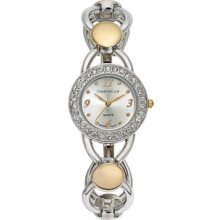 Charter Club Watch, Womens Two-Tone Bangle Bracelet 30mm