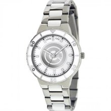 Chicago Cubs wrist watch : Chicago Cubs Ladies Pearl Stainless Steel Watch