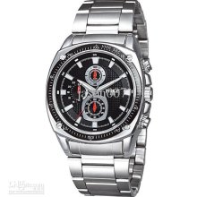 China Designer Antique Black Stainless Steel Quartz Mens Popular Wri