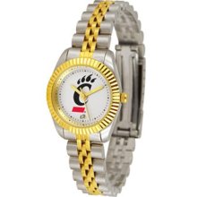 Cincinnati Bearcats UC Womens 23Kt Gold Watch