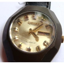 Citizen 21 Jewels Automatic 4-652538 For Parts Or Repair Serial Number..60600524