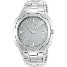 Citizen Mens Eco-Drive White Dial Watch