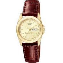 Citizen Women`s Stainless Steel Watch W/ Raised Hour Marker