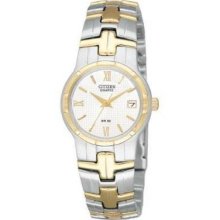 Citizen Women's Eu2434-59a Date Two-tone Watch