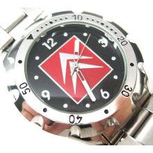 Citroen Motorcycle Stainless Wrist Watch Black