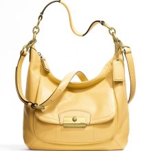 Coach Kristin Leather Yellow Hobo (C906)