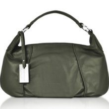 Coccinelle Designer Handbags, Helen Grainy - Calf Leather Hobo Bag