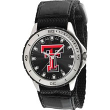 Col-vet-txttexas Tech University Red Raider Watch Veteran For Men's By Gametime