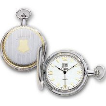 Colibri Hunting Case Two-Tone Fancy Design Pocket Watch PWS096023