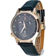 Constantin Durmont Men's Automatic Watch Hudson Cd-Huds-At-Lt-Rgrg-Bk With Leather Strap