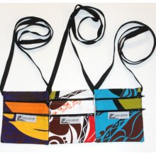 Cross Body Bag A Set Of Three Hawaiian Tribal Tattoo Design Print White Blue